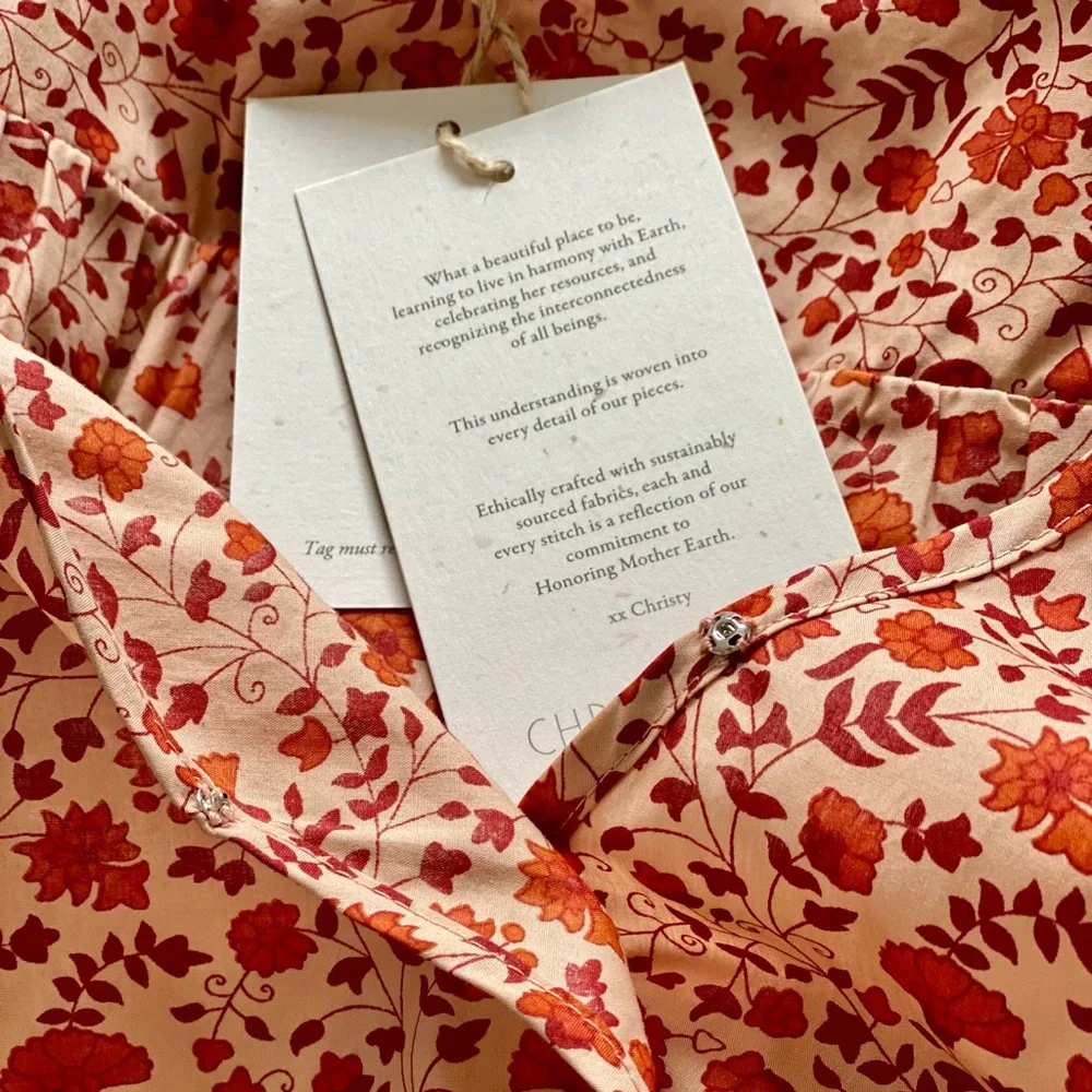 🚨 S O L D 🚨 NWT Christy Dawn “mandarin ditsy” floral dress - Picture 11 of 15